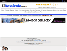 Tablet Screenshot of elrosalenio.com.ar